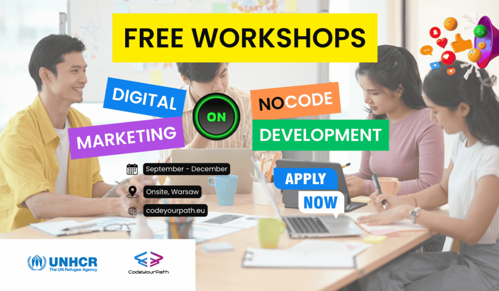Digital Marketing and NoCode Development Workshops!